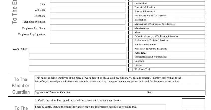 part 2 to completing Workers Permit Maryland