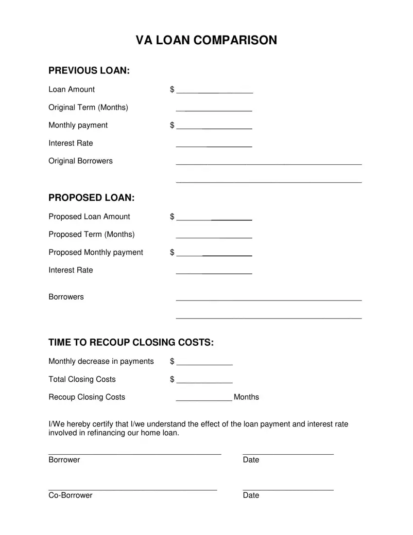 Worksheet Form first page preview