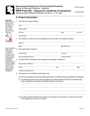 Wpa Form 8A Preview