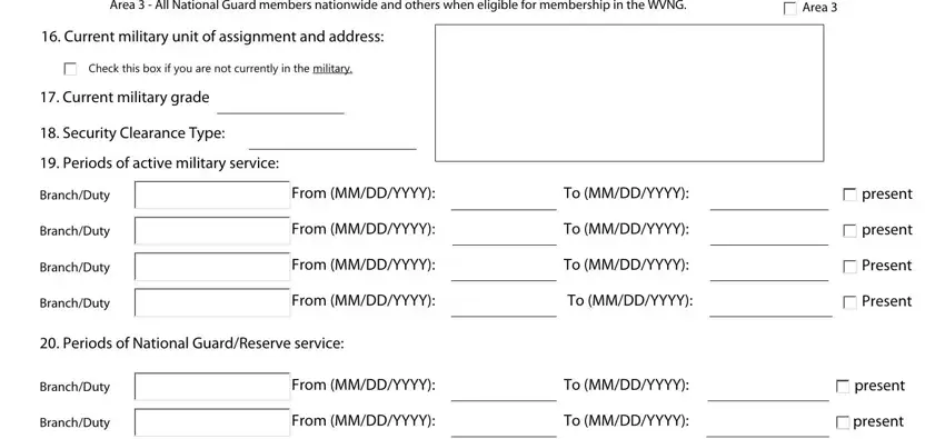 Completing hro 300 form stage 2