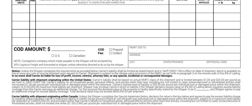 stage 2 to filling out xpo bol pdf