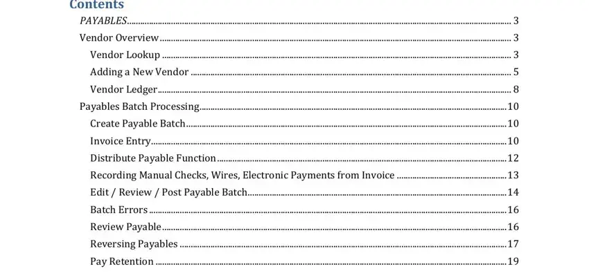 portion of empty spaces in yardi voyager 7s training manual