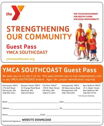 Ymca Southcoast Form Preview