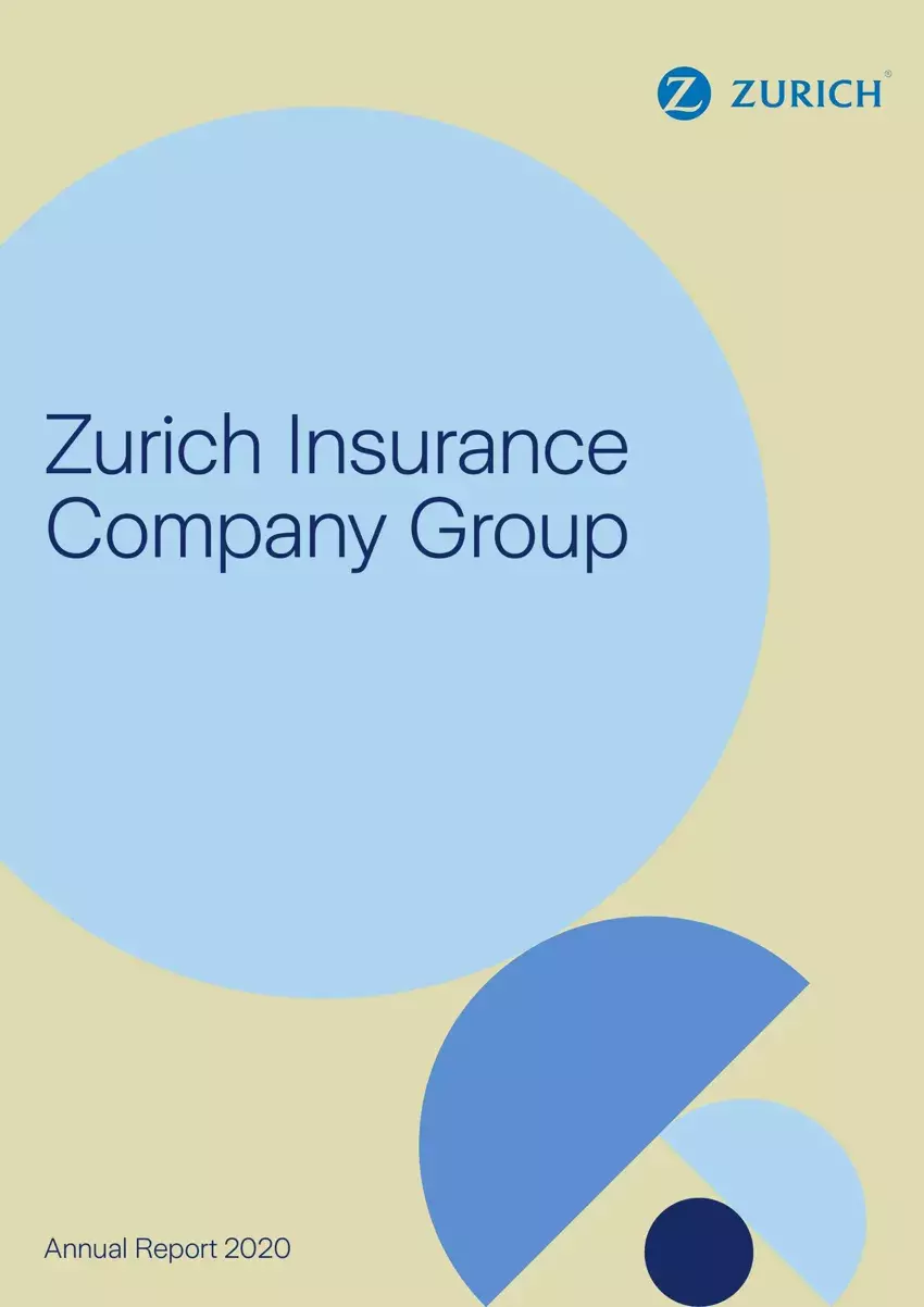 Zurich Insurance first page preview