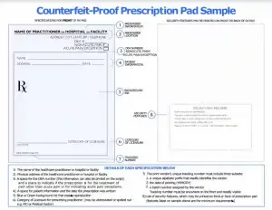 Prescription Pad Template Preview