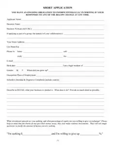 Shark Tank Application Preview