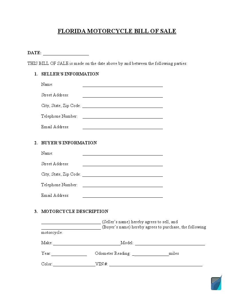 Florida-Motorcycle-bill-of-sale-template