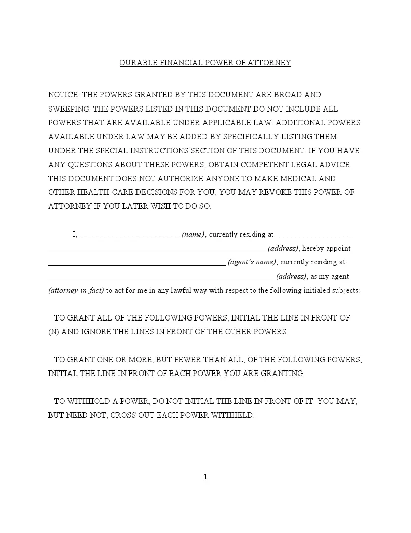 Attorney Form Power - Fill Online, Printable, Fillable, Blank - pdfFiller