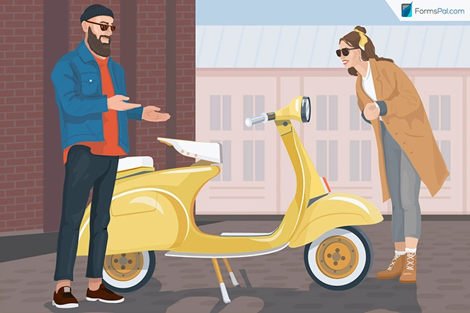 Moped Bill of Sale Negotiating with Buyers