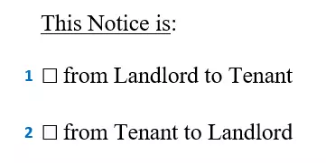 step 3 to filling out a lease termination letter