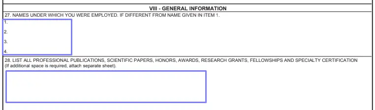 step 13 give more general details - filling out a va form 10-2850a