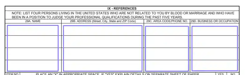 step 14 add references - filling out a va form 10-2850a