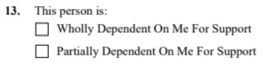 step 15 fill out the “dependents’ information” section (if applicable) filling out a uscis form i 134
