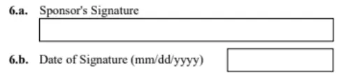 step 18 provide the sponsor’s statement filling out a uscis form i 134