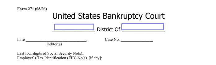 step 2 indicate the court’s location filling out a us courts form 271