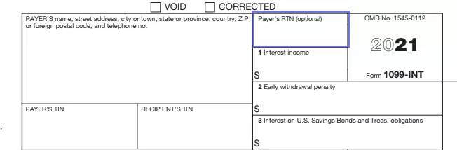 step 2 input the payer’s rtn filling out an irs form 1099 int