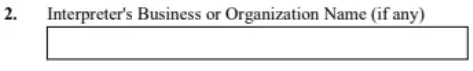step 21 provide the interpreter’s details filling out a uscis form i 134