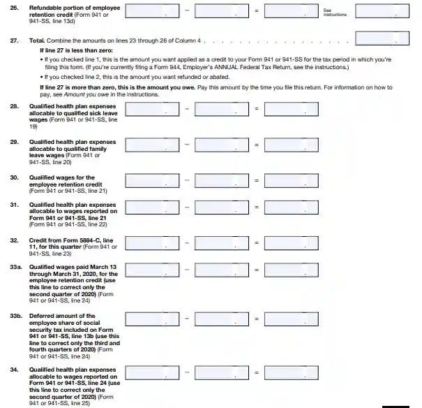 IRS Form 941-X ≡ Fill Out Printable PDF Forms Online