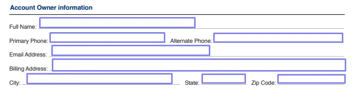 step 5 add your information filling out an asurion f 017 08 men