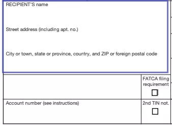 step 5 indicate the payee’s basic info filling out an irs form 1099 int
