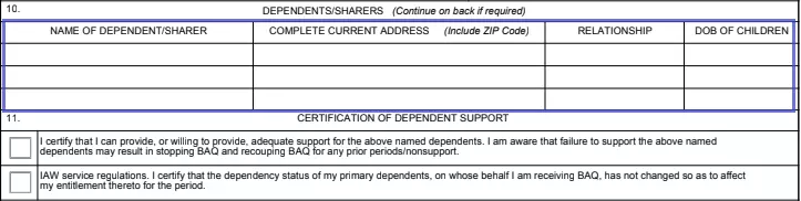 step 5 sharers - filling out a da form 5960