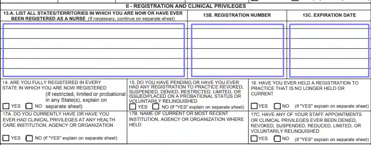 step 6 add the registration info - filling out a va form 10-2850a