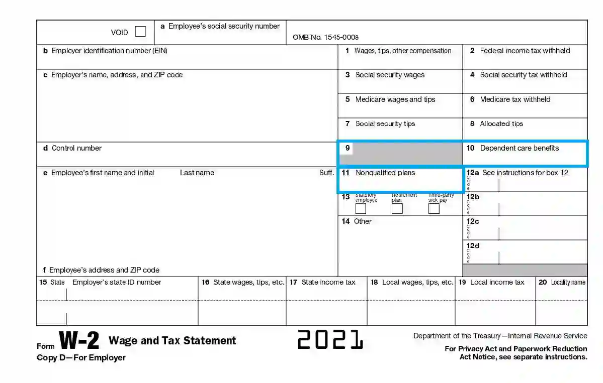 W2 Form 2022 Printable
