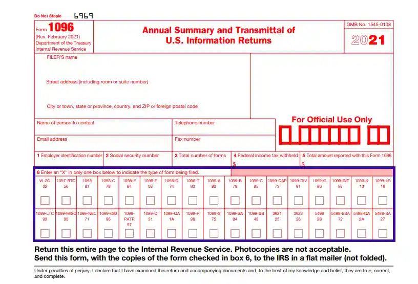 2023-FOUR FORM 1099-MISC and TWO FORM 1096-EIGHT RECIPIENTS (NO