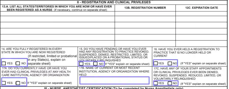 step 7 describe your registration in detail - filling out a va form 10-2850a