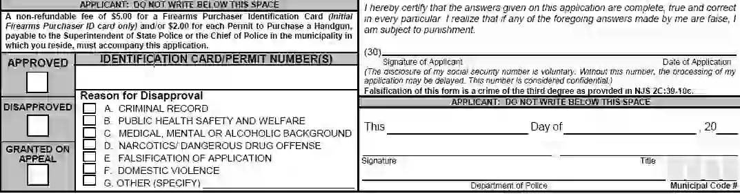 step 7.1 ensure authorised person’s signature filling out a njsp form sts 033