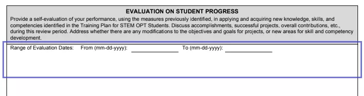 step 7.1 evaluate the student’s work filling out an ice form i 983