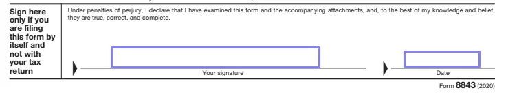 IRS Form 8843 ≡ Fill Out Printable PDF Forms Online