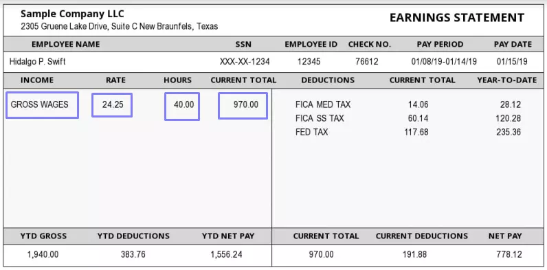 Independent Contractor Pay Stub Template Fill Out Pdf Forms Online