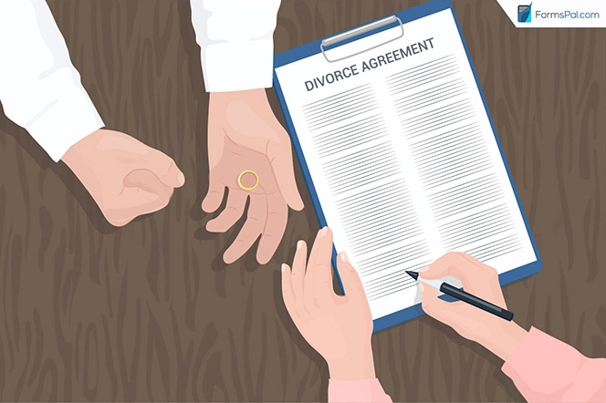 step 4 sign the agreement preparing for a divorce settlement