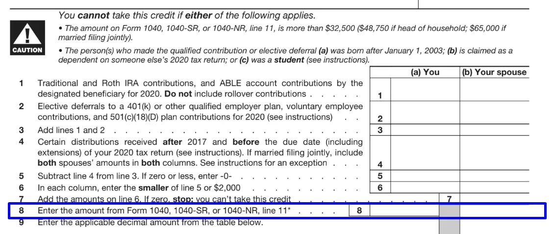 IRS Form 8880 ≡ Fill Out Printable PDF Forms Online
