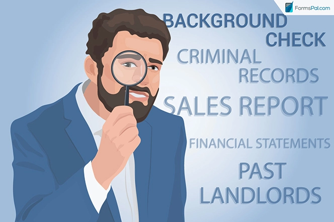 step 8 do a background check - how to lease a commercial property