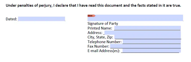 step 10 certify the document filling out a florida financial affidavit short form