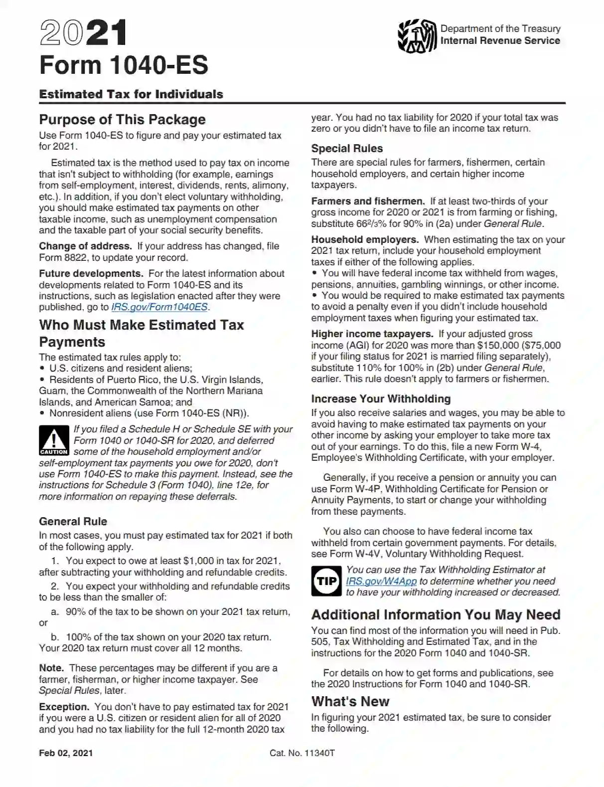 Tax Form 1040es 2023 Printable Forms Free Online