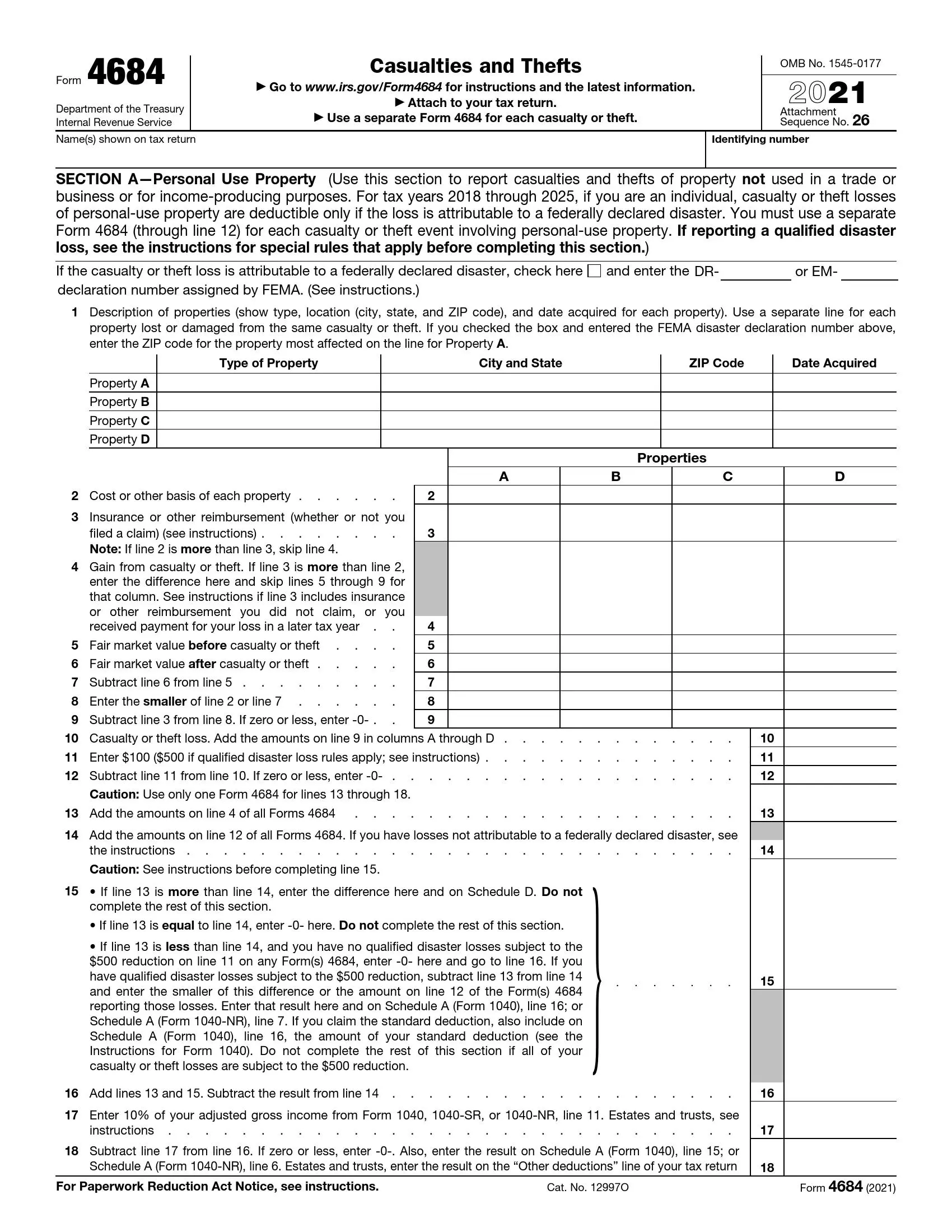 irs form 4684 2021 preview