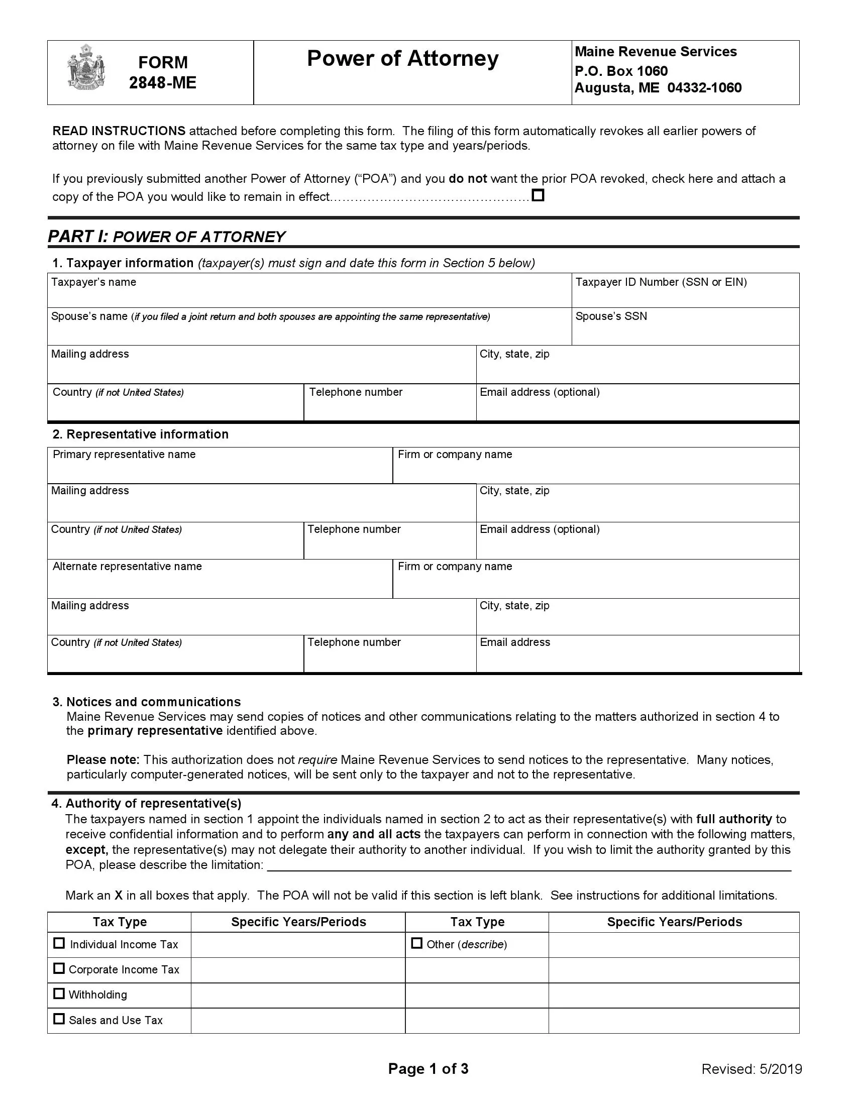 maine form 2848 me preview