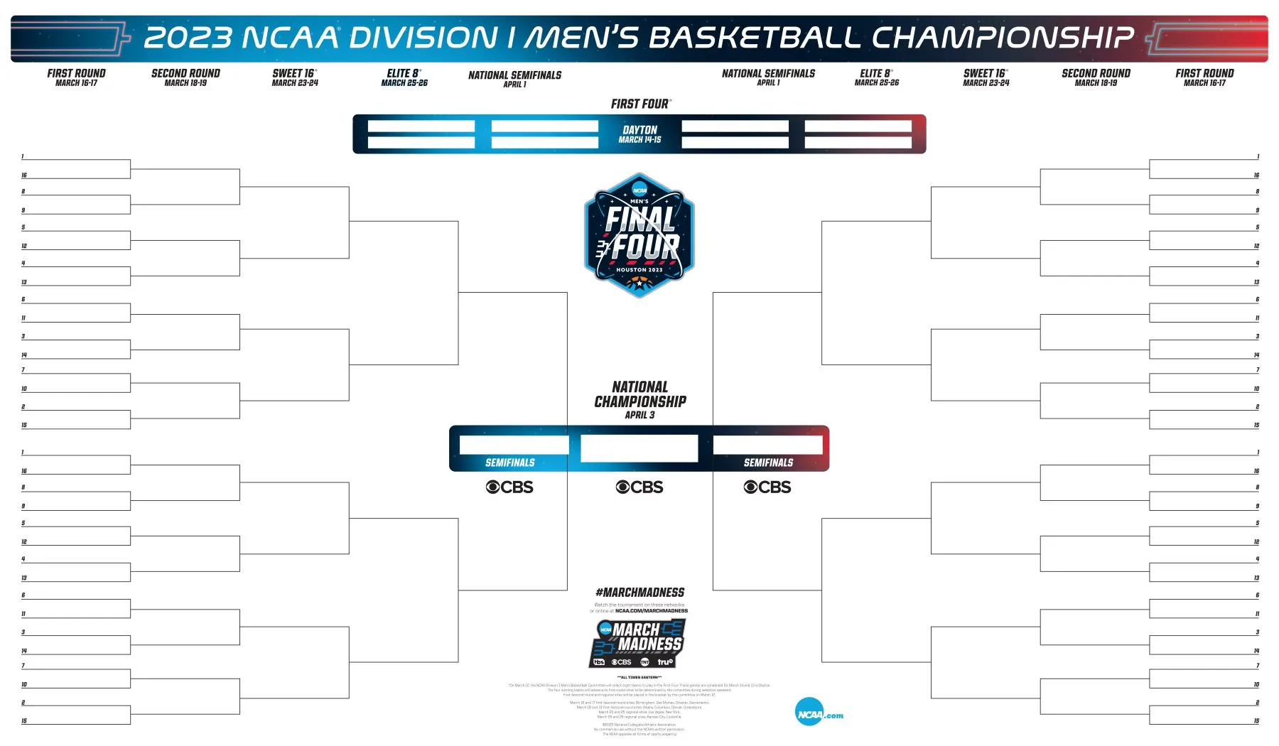 Fill in Playoff Bracket Form - Fill Out and Sign Printable PDF Template